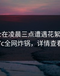 业内人士在凌晨三点遭遇花絮 炸锅，17c全网炸锅，详情查看