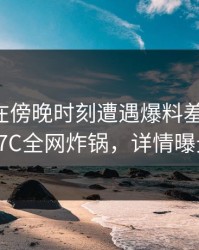 主持人在傍晚时刻遭遇爆料羞涩难挡，17C全网炸锅，详情曝光